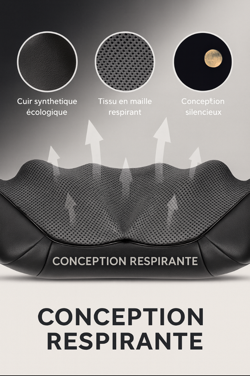 NOVACERVICAL | Masseur cervical chauffant à massage profond